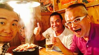滝の様に汗をかきたいならＪＲ三ノ宮の旨い塩焼肉とからから鍋が良い