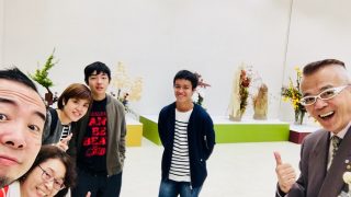 大丸神戸店で開催中の「兵庫県いけばな展」（後期）にまたまた行ってきましたよ