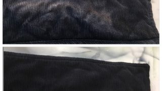 黒いコーデュロイの襟が赤くなっていませんか？それ直るかも知れませんよ