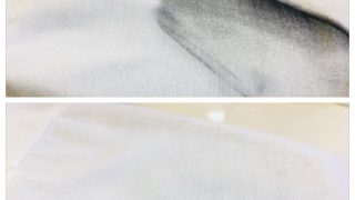 自動車のタイヤにはお洋服が当たるだけで黒い汚れが付いたり致します