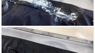 何度もお伝えしておりますがもしもお洋服にペンキが付いても捨てないでね