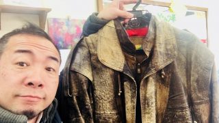 本革の革が傷んでしまった長く愛用したジャケットもまだ復活出来るかも知れませんよ
