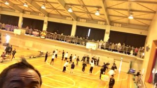 中学生ともなると迫力満点の息子のバスケットの試合を見に行きました