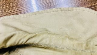 空気が入ったかの様に襟がブクブクになりましたとのご相談お受け致しました