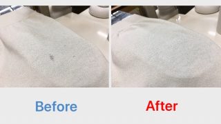 黒い汚れの取れにくい代表である墨汁はほとんどの場合はお家で触れば触るほど取れにくくなります