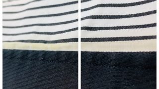 １度でもお洋服を着用すると襟元や脇の部分等の稼動する関節部分には汗の成分が付きます