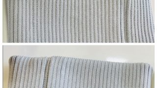 袖口のリブは汚れが蓄積しやすく取れにくいので気になりましたらシミ抜きでとお伝え下さいませ