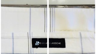 白いワイシャツを普段から着用される方の気になる汚れの代表部分は襟元の黄ばみや黒ずみです