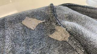 裾上げテープや両面テープが剥がし切れずにテープ跡が残ってしまった事ってありませんか？
