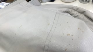 クローゼットで「アッ！」っと気が付いたなかったハズのシミは時間を掛けて出てきたシミです
