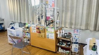 本日はお天気も良い最高の日で【出張シミ抜き実演会】を行っております