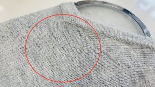 クローゼット内の環境は外気との温度差で湿度も高くなりシミが再び浮き出やすい環境なのです