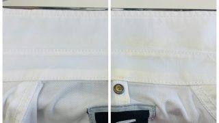 襟の黄ばみ等は保管中に条件によっては後から数年かけて浮き出てくる事もあります