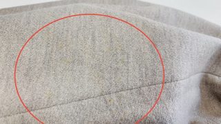 花粉がお洋服に付いてしまった場合には取り除く際に「水分」は使用しない様に致しましょう