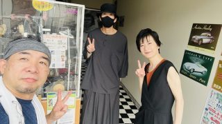 先日セレクトショップ”sus4cus.”（サスフォーカス）さんで行った「野外店頭シミ抜き実演」イベント